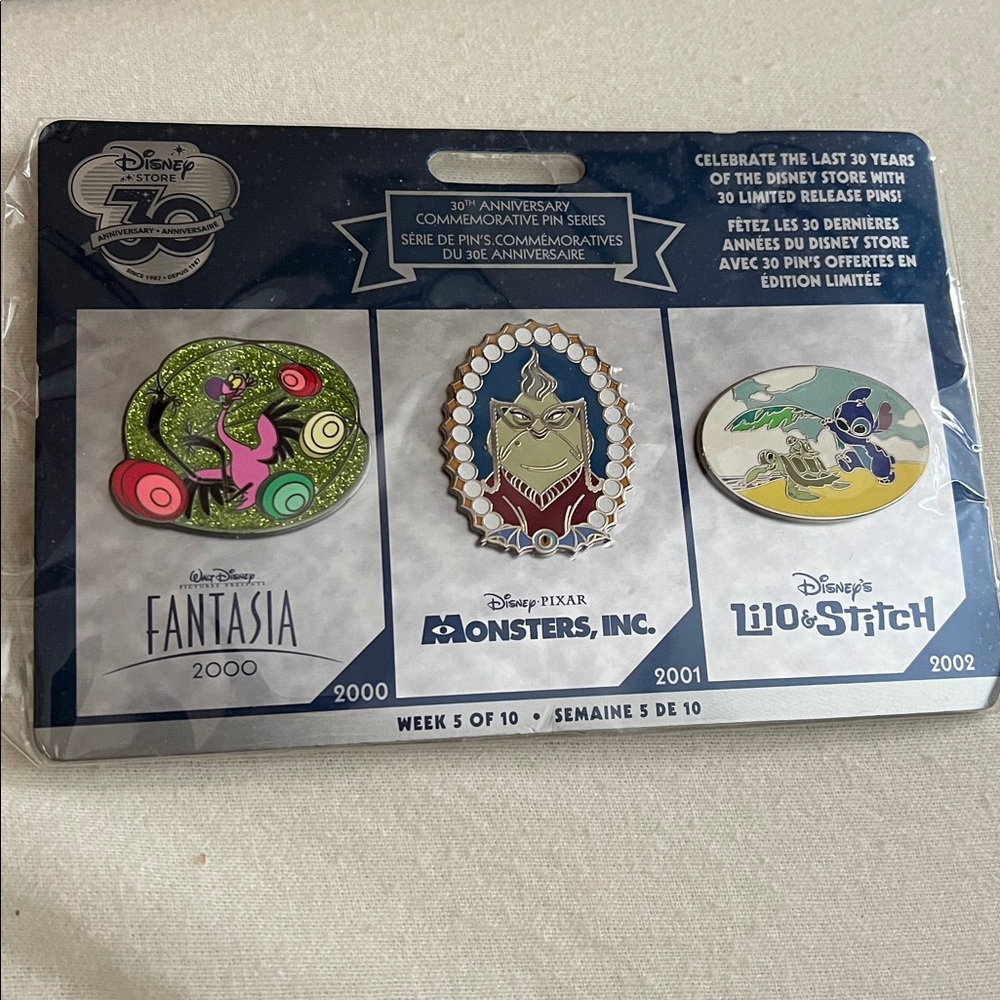 Disney 30th Anniversary Pin Set 5 of 10 LILO and Stitch